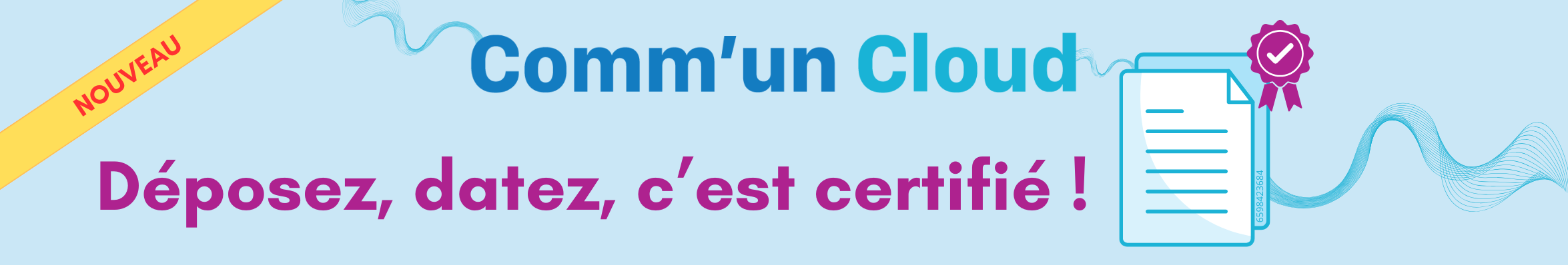 Comm'un Cloud - horodatage - banniere